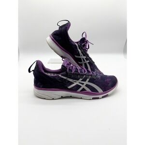 Asics Shoes Women's 6.5‎ Gel-Fit Soft Athletic Sneakers Running S566N Purple EUC